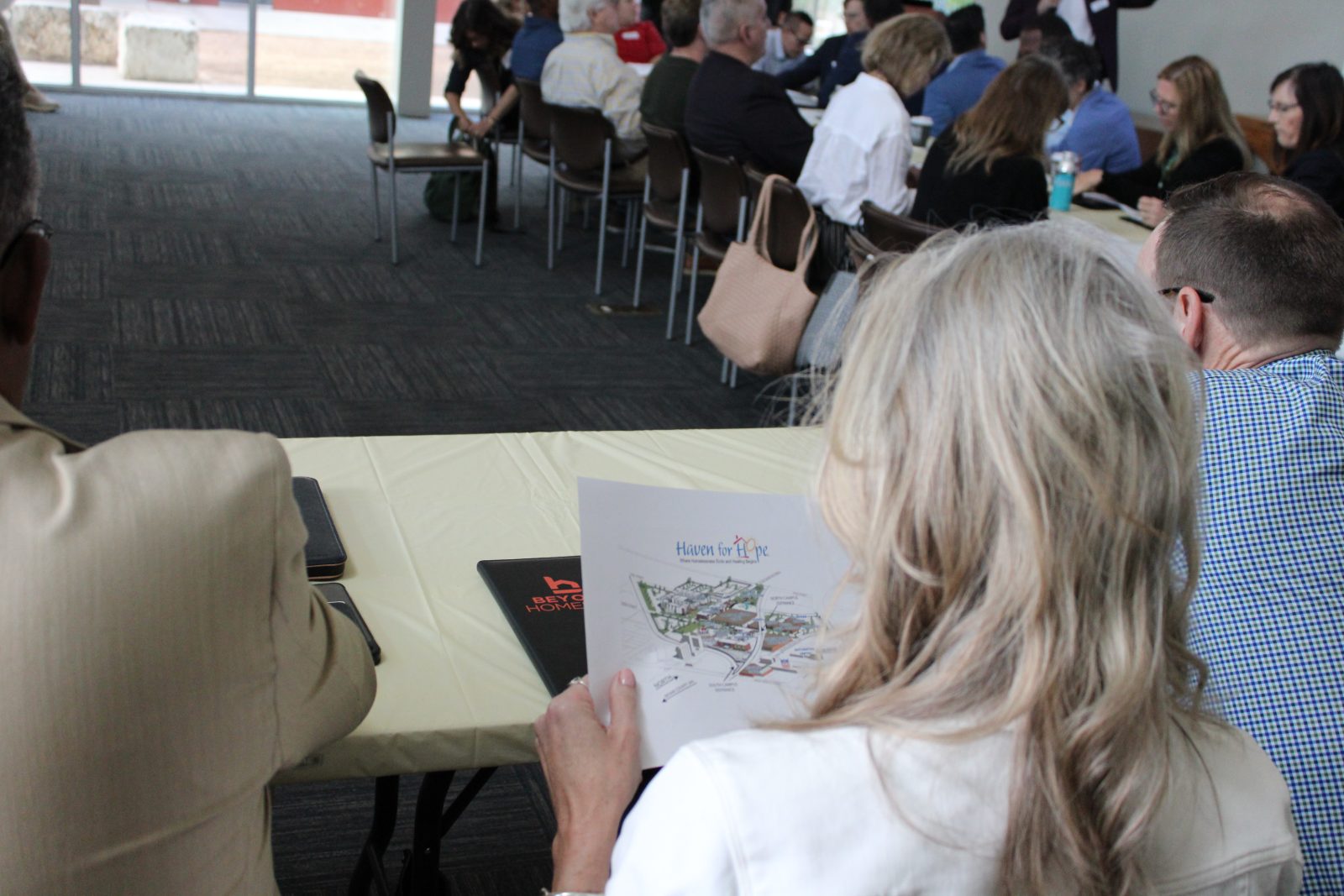 Beyond Homeless delegation reviewing Haven for Hope campus model at convening