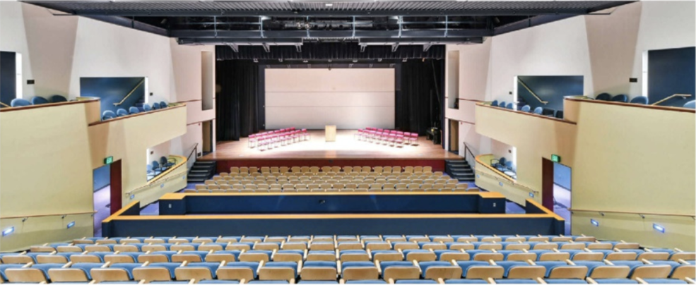 500-seat performing arts theater on the Golden Gateway campus